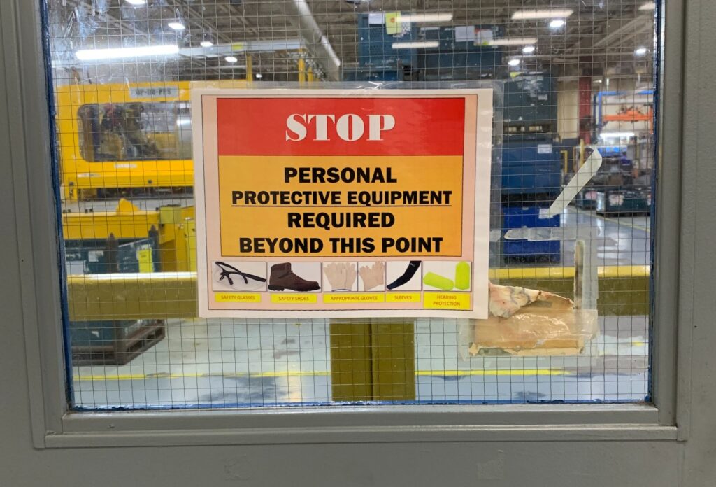 PPE Sign